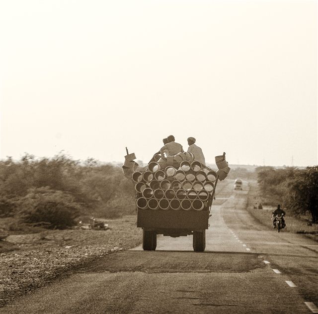 On the road